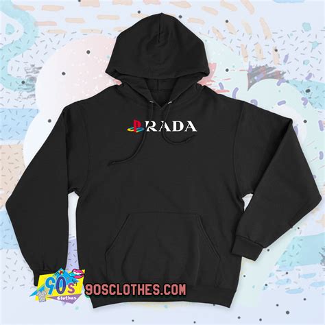 prada hoodie playstation|pink PlayStation hoodie.